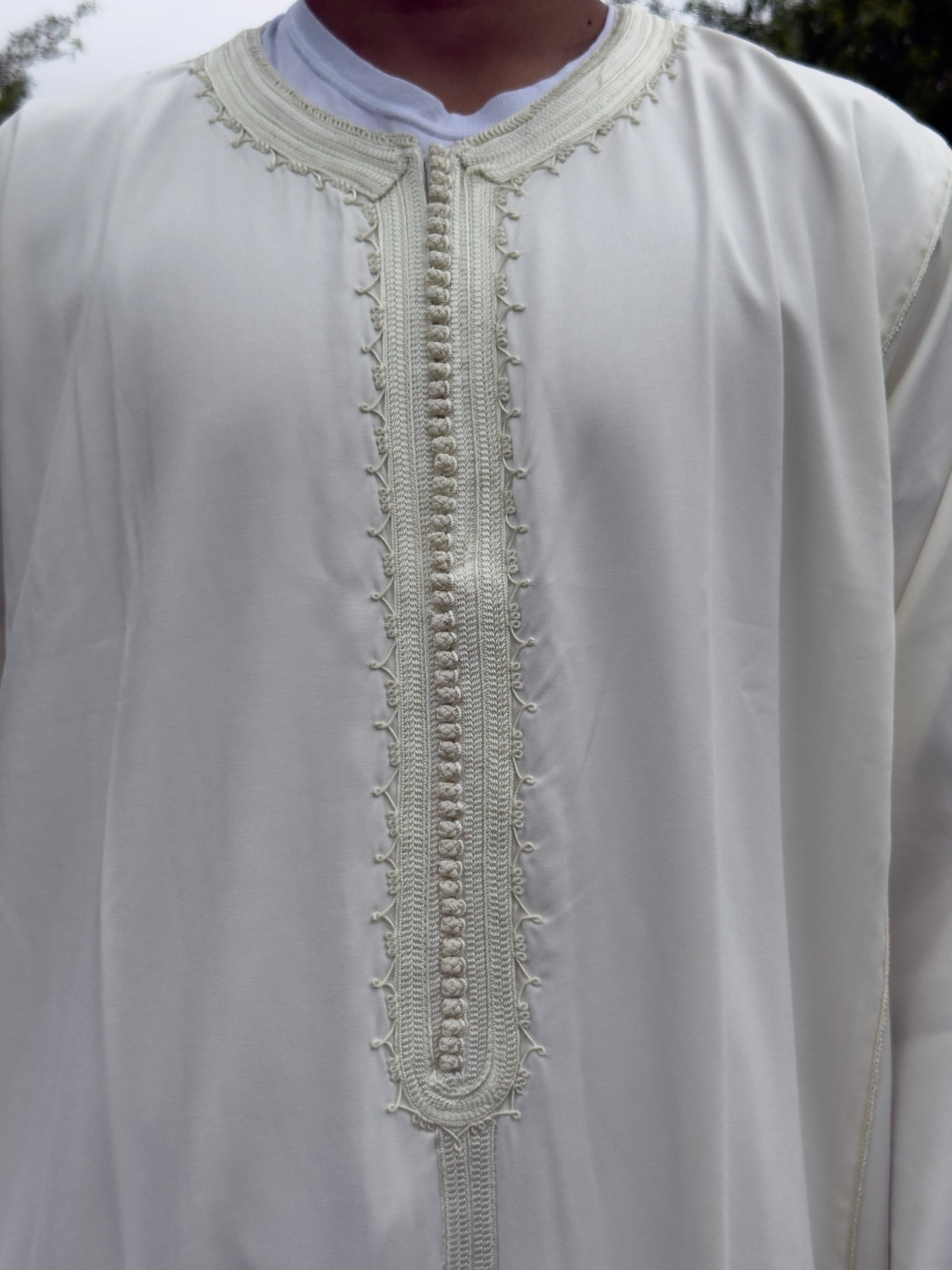 Cream White Kaftan