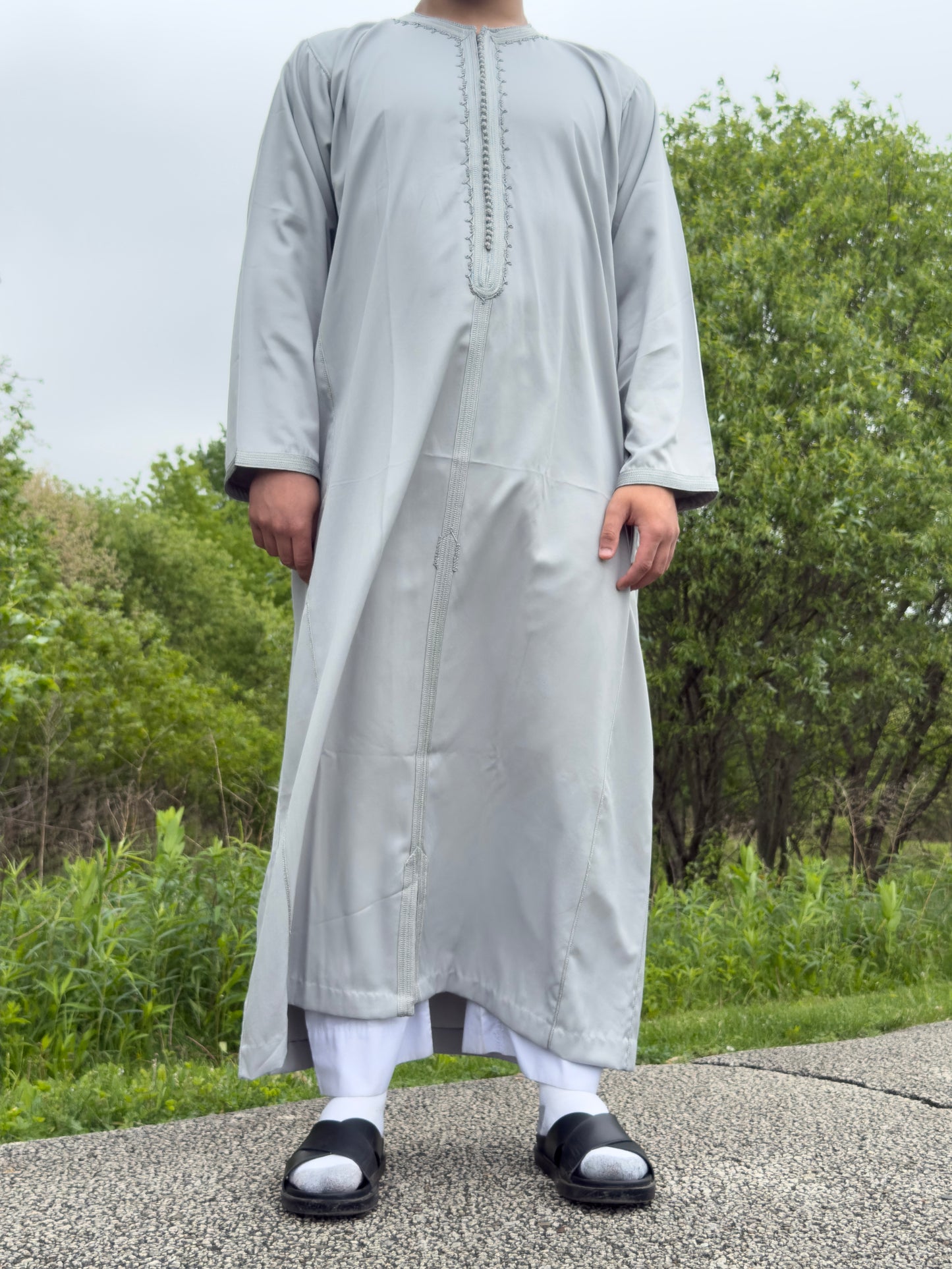 Cool Grey Kaftan