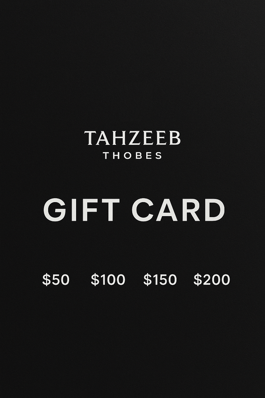 Tahzeeb Thobes Gift Card